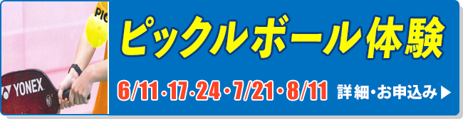 ピックルボール体験