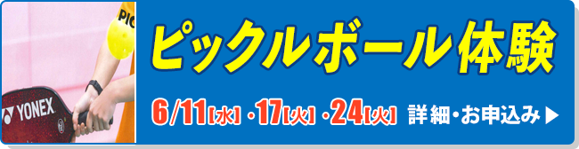 ピックルボール体験
